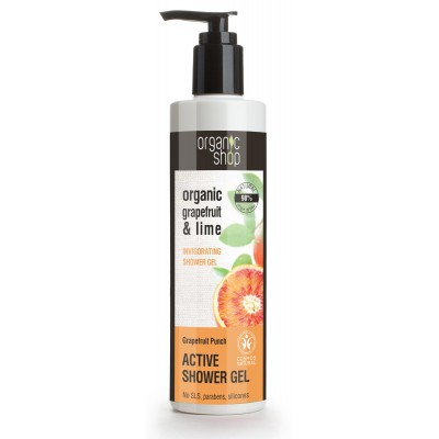 Organic Shop Active Shower Gel_Grapefruit Punch 280ml