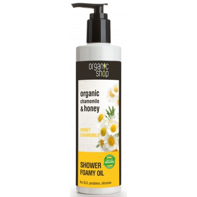 Organic Shop Shower Foamy Oil_Honey Chamomille 280ml
