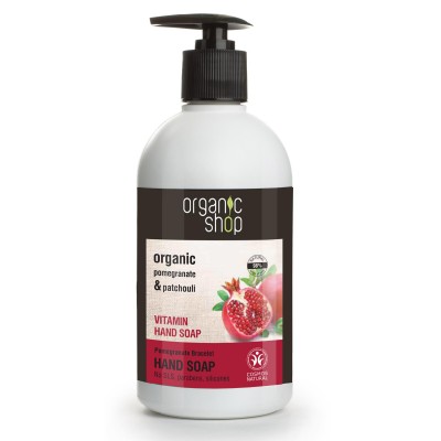 Organic Shop Vitamin Hand Soap_Pomegranate Bracelet 500ml